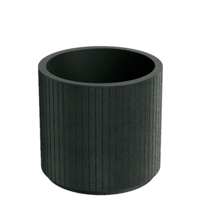 CORO ROUND CHARCOAL ΠΛΑΣΤΙΚΟ ΚΑΣΠΩ 40X40X36EK