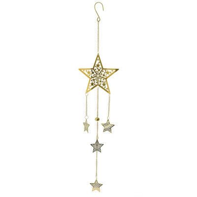 ΧΡΥΣΟ ΜΕΤΑΛΛΙΚΟ ΚΡΕΜΑΣΤΟ ΑΣΤΕΡΙ 15Χ60ΕΚ