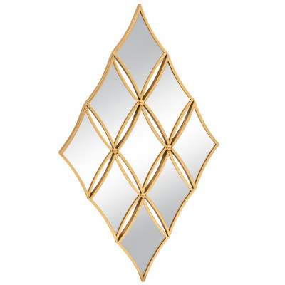 ΧΡΥΣΟΣ ΜΕΤΑΛΛΙΚΟΣ ΚΑΘΡΕΦΤΗΣ ΜΕ ΡΟΜΒΟΥΣ 56Χ2Χ96ΕΚ