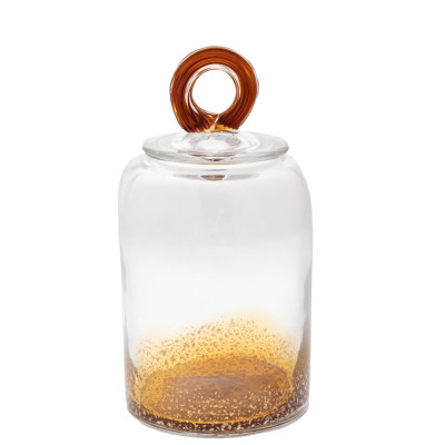 ΓΥΑΛΙΝΟ ΔΙΑΦΑΝΟ-ΚΑΦΕ ΒΑΖΟ ΜΕ ΚΑΠΑΚΙ Φ12Χ22.5ΕΚ