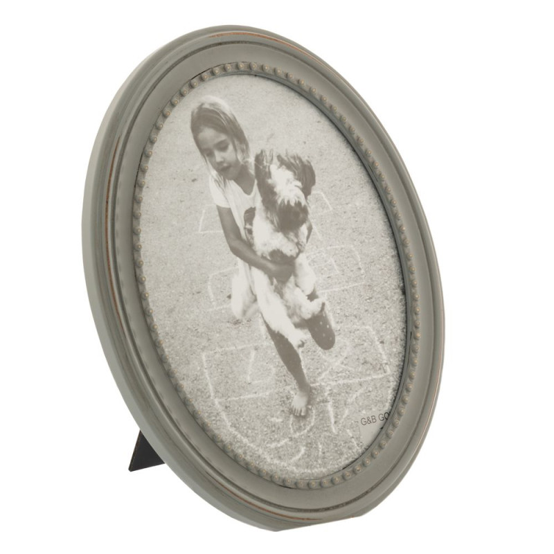 ΓΚΡΙ MDF ΟΒΑΛ ΚΟΡΝΙΖΑ 20Χ25ΕΚ