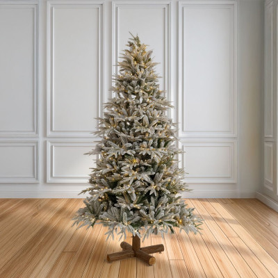 ΔΕΝΔΡΟ   PRE LIT SNOWY JERSEY PINE   210ΕΚ ΜΕ 800 LED ΘΕΡΜΟ ΛΕΥΚΟ AND ΠΟΛΥΧΡΩΜΑ