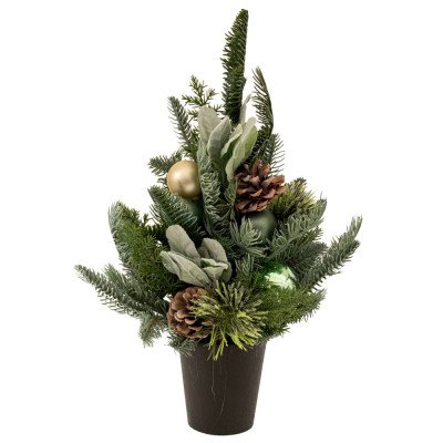 ΠΡΑΣΙΝΟ ΔΕΝΤΡΟ ΜΕ ΚΟΥΚΟΥΝΑΡΙΑ ΚΑΙ ΜΠΑΛΕΣ ΣΕ ΠΛΑΣΤΙΚΗ ΓΛΑΣΤΡΑ 43ΕΚ