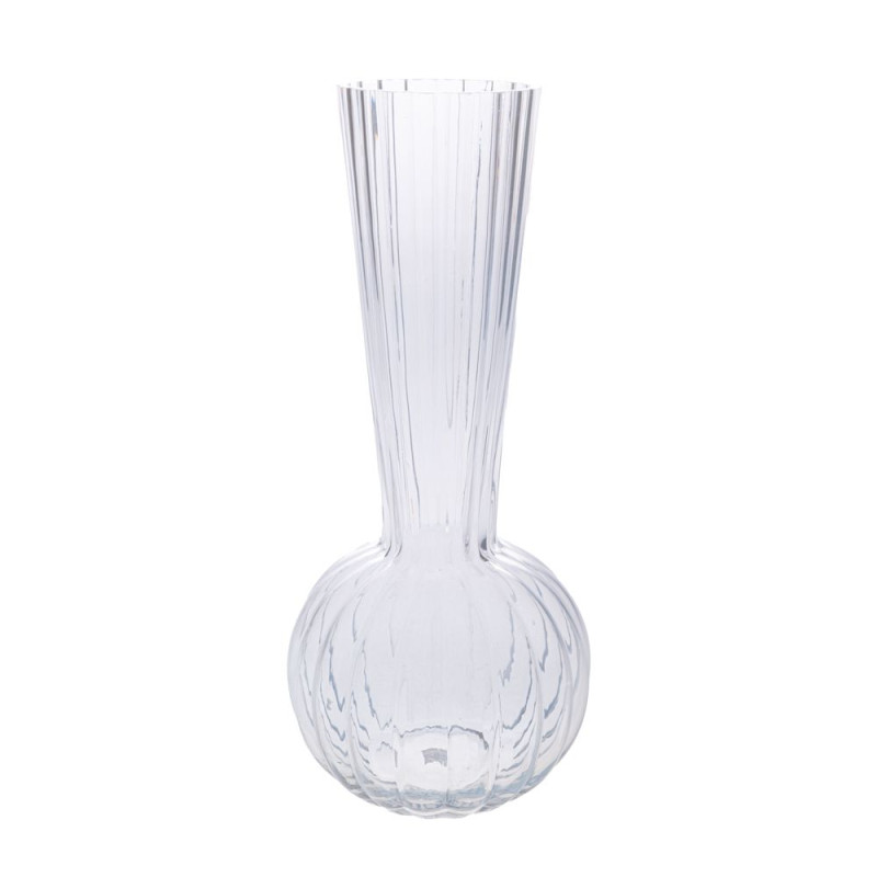 ΔΙΑΦΑΝΟ ΓΥΑΛΙΝΟ ΒΑΖΟ ΜΕ ΨΗΛΟ ΛΑΙΜΟ Φ12Χ25ΕΚ