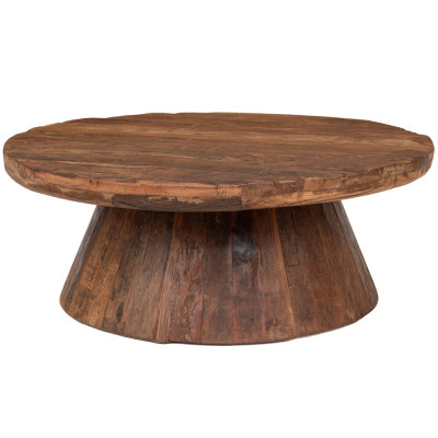 ΚΑΦΕ ΞΥΛΙΝΟ ΤΡΑΠΕΖΑΚΙ ΣΑΛΟΝΙΟΥ ΡΟΤΟΝΤΑ 80Χ80Χ32ΕΚ