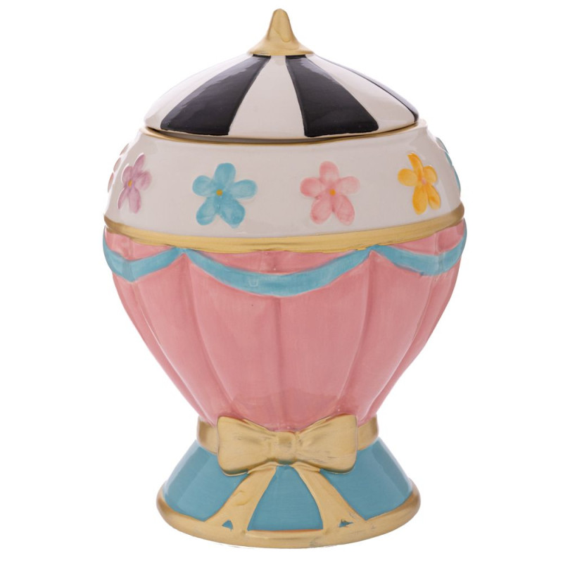 ΚΕΡΑΜΙΚΗ ΜΠΙΣΚΟΤΙΕΡΑ ΑΕΡΟΣΤΑΤΟ ΣΕ ΠΑΣΤΕΛ ΑΠΟΧΡΩΣΕΙΣ 18Χ18Χ27ΕΚ