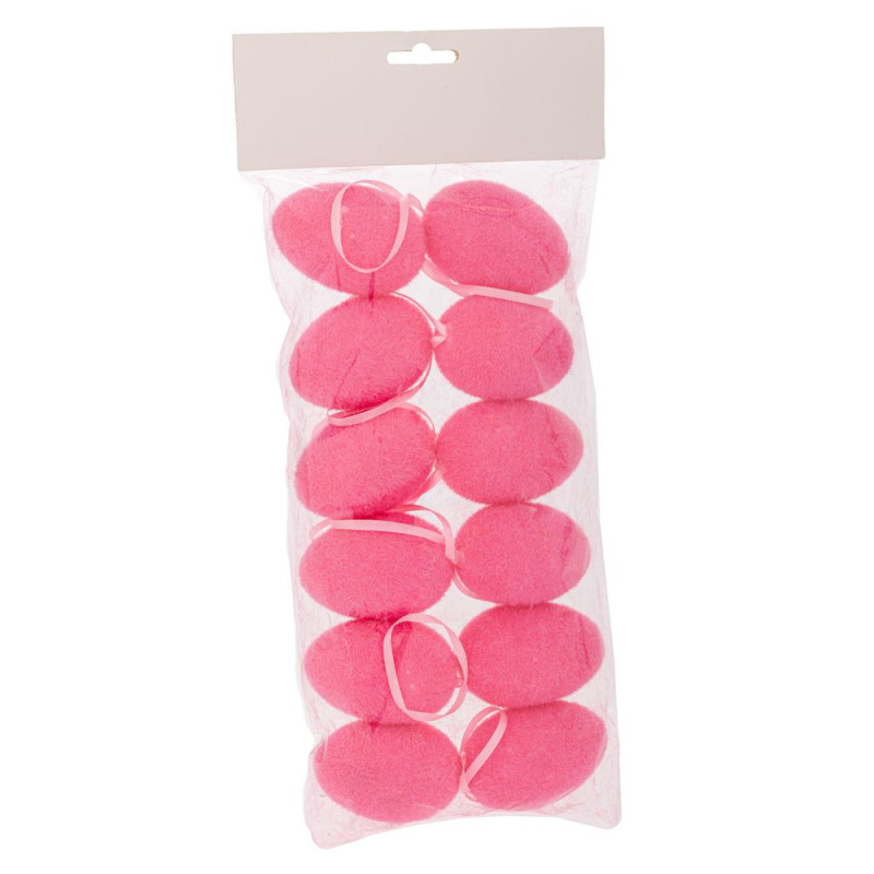 ΣΕΤ 12 ΡΟΖ ΚΡΕΜΑΣΤΑ ΧΝΟΥΔΩΤΑ ΑΥΓΑ Φ4Χ6ΕΚ