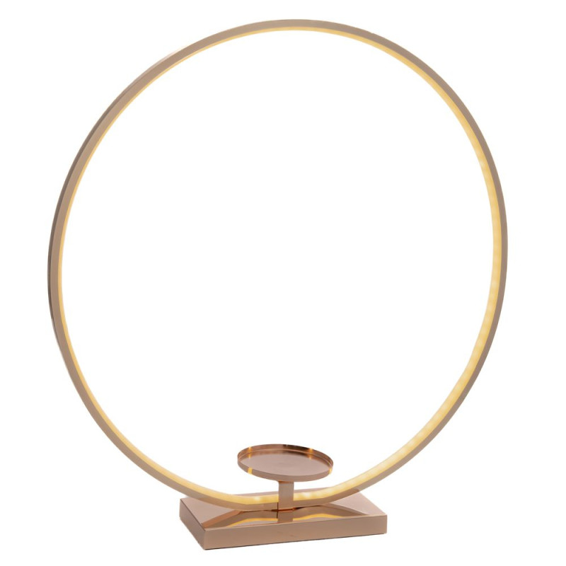 ΧΡΥΣΟ ΜΕΤΑΛΛΙΚΟ ΣΤΕΦΑΝΙ ΜΕ LED ΦΩΤΙΣΜΟ 60Χ12Χ63ΕΚ