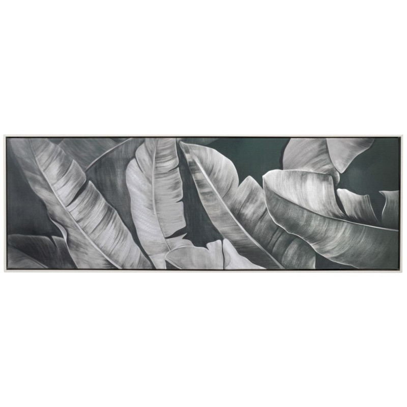 BANANA LEAVES ΠΙΝΑΚΑΣ ΜΕ ΛΕΥΚΗ ΚΟΡΝΙΖΑ ΣΕ ΤΥΠΩΜΕΝΟ ΚΑΜΒΑ 40Χ120ΕΚ