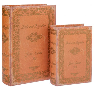 ΣΕΤ 2 ΚΙΤΡΙΝΟ ΞΥΛΙΝΟ ΚΟΥΤΙ ΣΕ ΣΧΗΜΑ ΒΙΒΛΙΟΥ 19Χ7Χ27ΕΚ 14Χ6Χ20ΕΚ