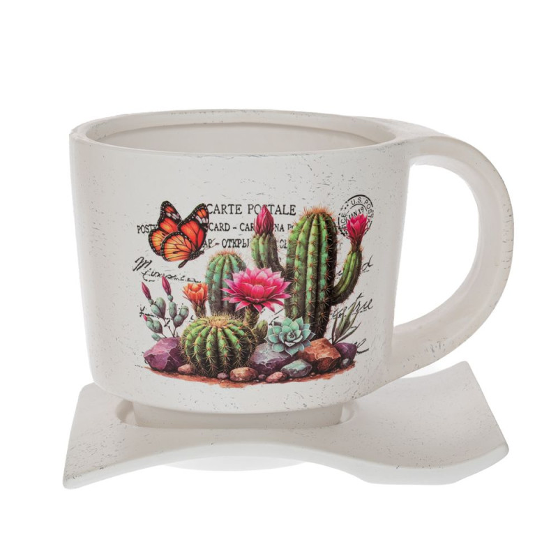 ΚΕΡΑΜΙΚΟ ΚΑΣΠΩ ΦΛΥΤΖΑΝΙ ΜΕ ΚΑΚΤΟ 19Χ13Χ13ΕΚ