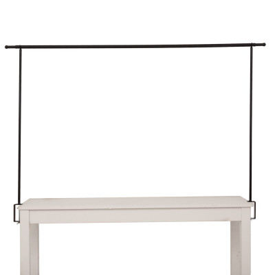 ΜΕΤΑΛΛΙΚΟ ΕΠΕΚΤΕΙΝΟΜΕΝΟ STAND ΤΡΑΠΕΖΙΟΥ ΜΑΥΡΟ 140 250EK X 90 97ΕΚ