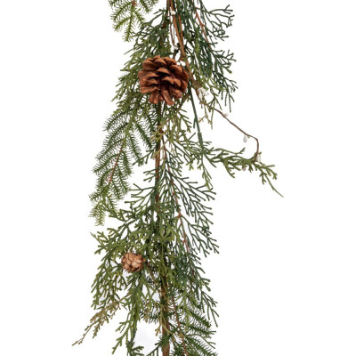 ΠΡΑΣΙΝΗ ΠΛΑΣΤΙΚΗ ΓΙΡΛΑΝΤΑ ΜΕ ΚΟΥΚΟΥΝΑΡΙ 150ΕΚ