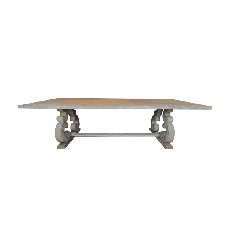 LOUIS ΤΡΑΠΕΖΙ ΤΡΑΠΕΖΑΡΙΑΣ 260Χ100Χ76cm