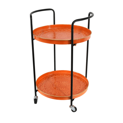 ΤΡΟΛΕΥ ΜΕΤΑΛΛΙΚΟ 2ΘΕΣΕΩΝ ΠΟΡΤΟΚΑΛΙ/ΜΑΥΡΟ 42X41X65cm ΤΡΟΛΕΥ ΜΕΤΑΛΛΙΚΟ 2ΘΕΣΕΩΝ ΠΟΡΤΟΚΑΛΙ/ΜΑΥΡΟ 42X41X65cm