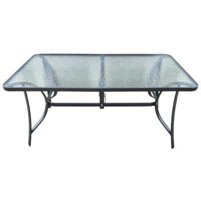 PROFIT ΤΡΑΠΕΖΙ ΠΑΡΑΛΛΗΛΟΓΡΑΜΜΟ ΜΕΤΑΛΛΙΚΟ  140x80x72cm