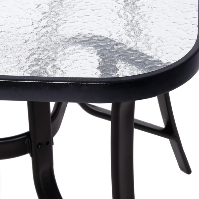 PROFIT ΤΡΑΠΕΖΙ ΠΑΡΑΛΛΗΛΟΓΡΑΜΜΟ ΜΕΤΑΛΛΙΚΟ  140x80x72cm