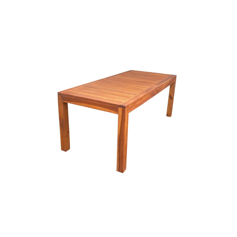 BIG FOOT ΤΡΑΠΕΖΙ ΤΕΑΚ OIL FINISH 200Χ90Χ75cm