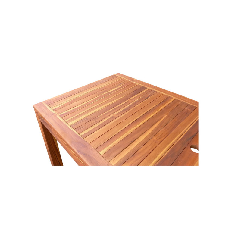 BIG FOOT ΤΡΑΠΕΖΙ ΤΕΑΚ OIL FINISH 200Χ90Χ75cm