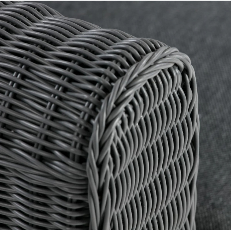 JONAH ΚΑΝΑΠΕΣ 3Θ ΑΝΘΡΑΚΙ RATTAN 200Χ86Χ82cm JONAH ΚΑΝΑΠΕΣ 3Θ ΑΝΘΡΑΚΙ RATTAN 200Χ86Χ82cm