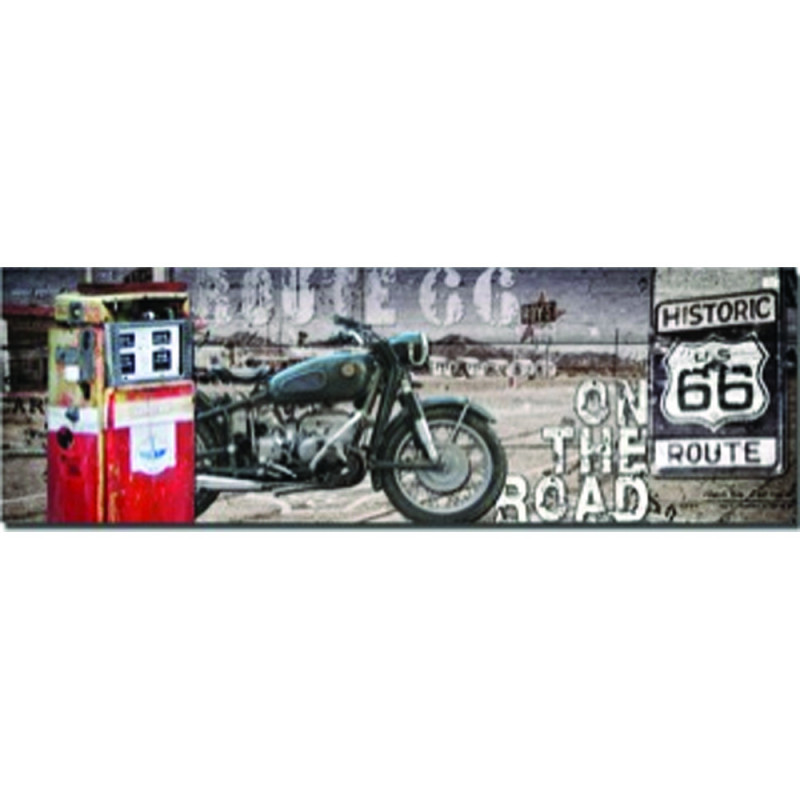 "ROUTE 66" ΠΙΝΑΚΑΣ 45x140x4cm