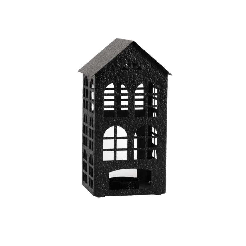 ΚΗΡΟΠΗΓΙΟ ΣΠΙΤΑΚΙ ΜΑΥΡΟ ΜΕΤΑΛΛΙΚΟ 13X12X25,5cm