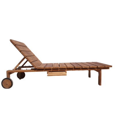 SUMMER ΞΑΠΛΩΣΤΡΑ TEAK  190Χ65Χ35cm