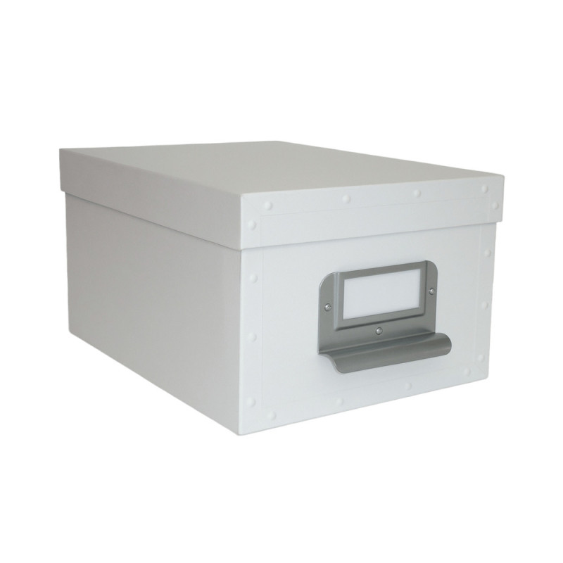 ΚΟΥΤΙ ΑΠΟΘΗΚΕΥΣΗΣ ΜΕΤΑΛΛΙΚΟ ΛΕΥΚΟ 26x16x15,5cm