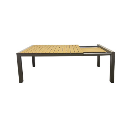 LEPA ΤΡΑΠΕΖΙ ΕΠΕΚΤΕΙΝΟΜΕΝΟ ΑΛΟΥΜΙΝΙΟΥ TAUPE 160/210X95X74cm