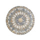 GAVE ΤΡΑΠΕΖΙ ΜΩΣΑΙΚΟ POLYSTONE ΣΤΡΟΓΓΥΛΟ Φ60x75cm