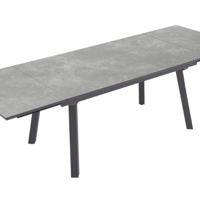 MERANO ΤΡΑΠΕΖΙ 2ΠΛΑ ΕΠΕΚΤΕΙΝΟΜΕΝΟ ΑΝΘΡΑΚΙ 170/220/270X90X75 cm