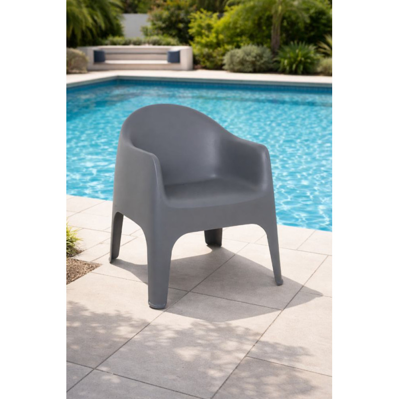 LEON ΠΟΛΥΘΡΟΝΑ ΣΤΟΙΒΑΖΟΜΕΝΗ ΠΟΛΥΠΡΟΠΥΛΕΝΙΟΥ ΑΝΘΡΑΚΙ 64Χ67,5Χ80,5cm