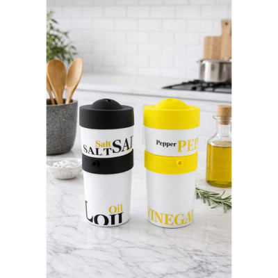 ΣΕΤ ΛΑΔ/ΔΟ-ΑΛΑΤ/ΡΟ  2τμχ -2 ΣΧΕΔΙΑ   Φ5x12xY15cm