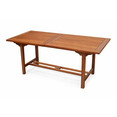 DEREK  ΤΡΑΠΕΖΙ ΕΠΕΚΤΕΙΝΟΜΕΝΟ ΤΕΑΚ 150/180Χ90Χ75cm