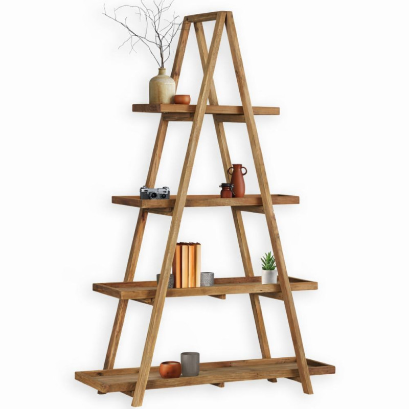 MISTRAL ΡΑΦΙΕΡΑ ΣΚΑΛΑ ΜΕ 4 ΡΑΦΙΑ 120Χ43Χ183cm