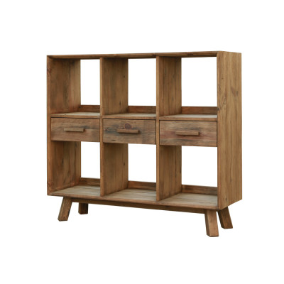 MISTRAL ΡΑΦΙΕΡΑ 6 ΡΑΦΙΑ ΜΕ 3 ΣΥΡΤΑΡΙΑ 120Χ40Χ110cm