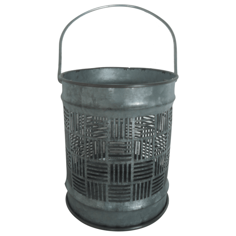 ΚΗΡΟΠΗΓΙΟ-ΦΑΝΑΡΙ ΓΑΛΒΑΝΙΖΕ Φ12Χ14cm