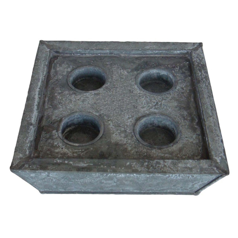 ΚΗΡΟΠΗΓΙΟ  ΓΑΛΒΑΝΙΖΕ 4Θ 15,5Χ15,5Χ32cm