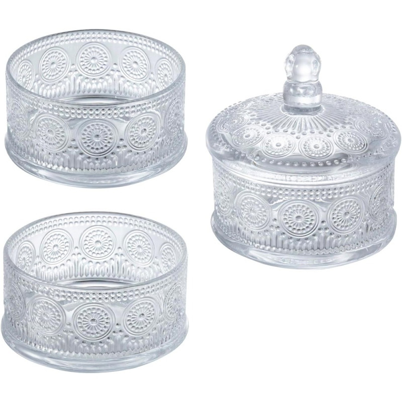 ΜΠΙΣΚΟΤΙΕΡΑ 3ΘΕΣΕΩΝ ΓΥΑΛΙΝΗ Φ12,5Χ25,5cm