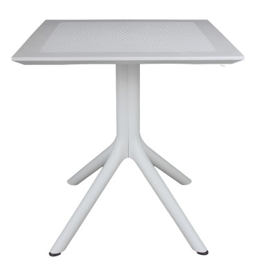 CONTRACT ΤΡΑΠΕΖΙ 4ΓΩΝΟ ΠΟΛΥΠΡΟΠΥΛΕΝΙΟ ΛΕΥΚΟ 70x70x75cm