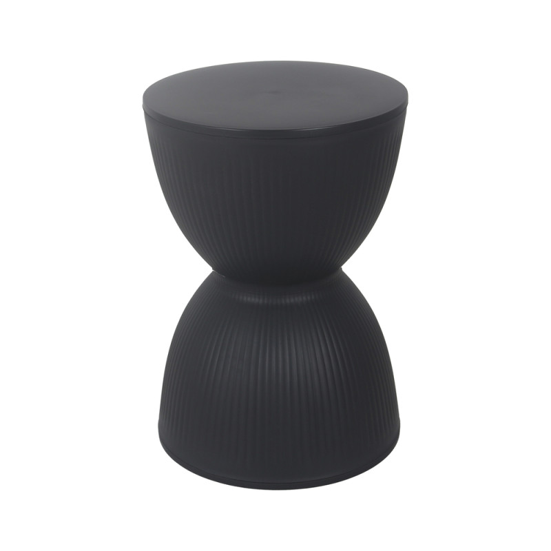 TURBO ΣΚΑΜΠΩ-ΤΡΑΠΕΖΑΚΙ ΠΟΛΥΠΡΟΠΥΛΕΝΙΟ ΜΑΥΡΟ Φ30x43cm