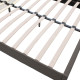Κρεβάτι Nevil pakoworld 150x200 με ύφασμα χρώμα ανθρακί