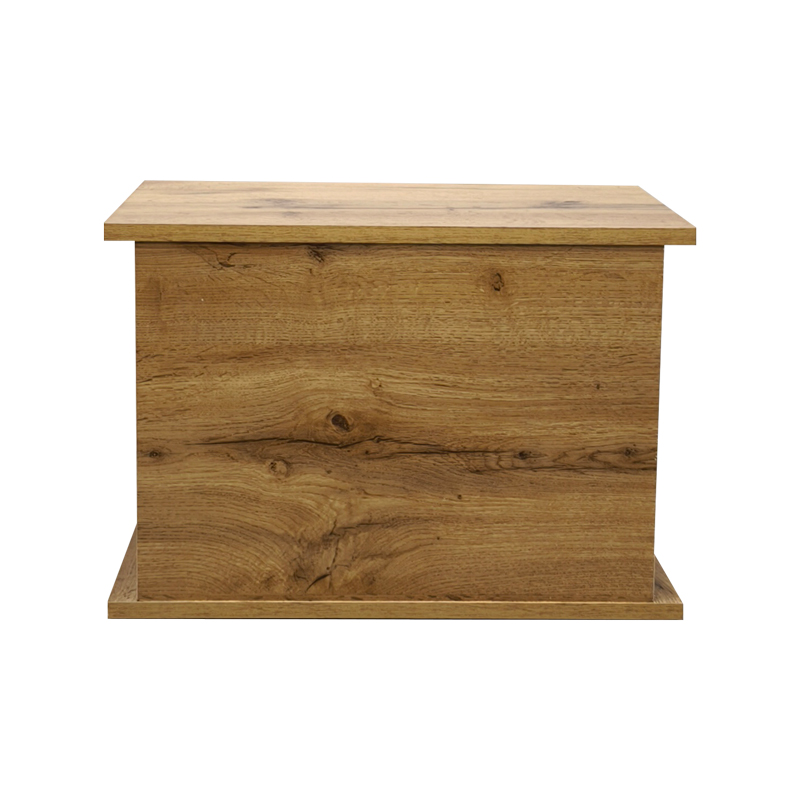 Τραπέζι σαλονιού Nuvele pakoworld γκρι-sonoma 90x50x35εκ