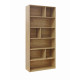 Βιβλιοθήκη Evergin pakoworld mdf σε oak απόχρωση 80x30x180εκ