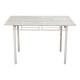 Τραπεζαρία Roza pakoworld σετ 5τμχ mdf sonoma με μεταλλικό λευκό πόδι 120x65x75εκ Τραπεζαρία Roza pakoworld σετ 5τμχ mdf sonoma με μεταλλικό λευκό πόδι 120x65x75εκ