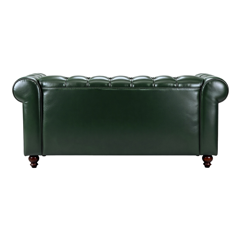 Kαναπές διθέσιος τ. Chesterfield pakoworld pu κυπαρισσί 160x84x67εκ