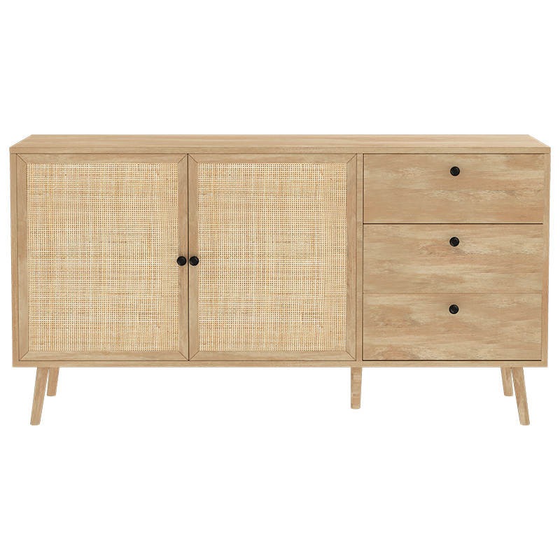 Μπουφές Oslo pakoworld sonoma 150x39x79εκ Μπουφές Oslo pakoworld sonoma 150x39x79εκ