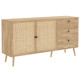 Μπουφές Oslo pakoworld sonoma 150x39x79εκ Μπουφές Oslo pakoworld sonoma 150x39x79εκ