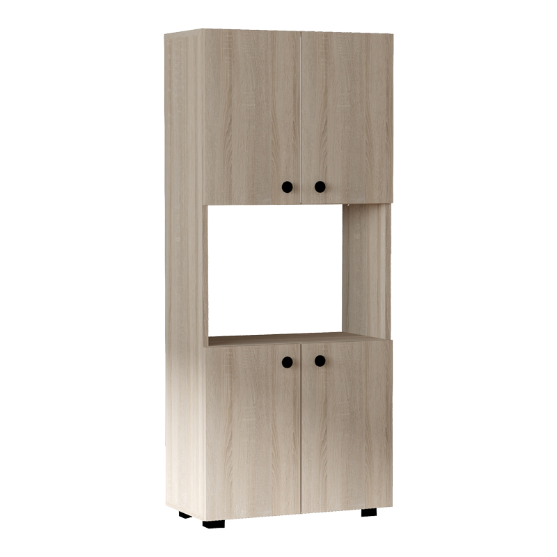 Στήλη Guzel pakoworld σε sonoma απόχρωση 60x31.4x140εκ