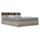 Κρεβάτι OLYMPUS pakoworld χρώμα castillo-toro 160x200εκ